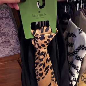 Kate Spade Silk Leopard Print Scarf